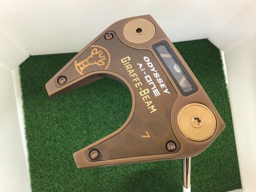 【中古】 オデッセイ GIRAFFE-BEAM #7 34インチ パター PT STROKE LAB 90 スチール (フレックスその他) メンズ 男性用 右利き 右用 Bランク ゴルフクラブ