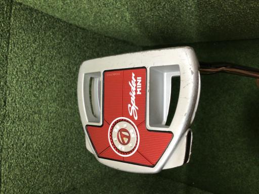 【中古】 テーラーメイド Spider MINI DIAMOND SILVER 34インチ パター PT スチール (フレックスその他) メンズ 男性用 右利き 右用 Cランク ゴルフクラブ