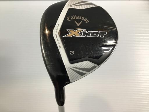 【中古】 キャロウェイ X HOT 3W レフティ フェアウェイウッド FW リシャフト (フレックスその他) メンズ 男性用 左利き レフティ 左用 Cランク ゴルフクラブ