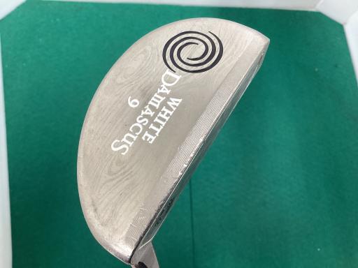 【中古】 オデッセイ WHITE DAMASCUS #9 34インチ パター PT スチール (フレックスその他) メンズ 男性用 右利き 右用 Cランク ゴルフクラブ
