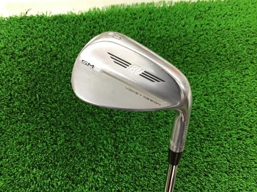 【中古】 タイトリスト VOKEY SPIN MILLED SM9 ツアークロム 50°/08°F ウェッジ WG 純正特注シャフト (フレックスS) メンズ 男性用 右利き 右用 Cランク ゴルフクラブ