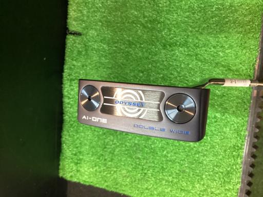 【中古】 オデッセイ Ai-ONE DOUBLE WIDE DB 33in パター PT STROKE LAB 90 スチール写真 (フレックス余分の物) メンズ 成人男性用 右利き 右用 B序列付ける ゴルフ野球クラブ