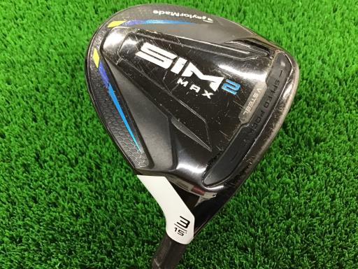 【中古】 テーラーメイド SIM2 MAX 3W フェアウェイウッド FW リシャフト (フレックスその他) メンズ 男性用 右利き 右用 Cランク ゴルフクラブ