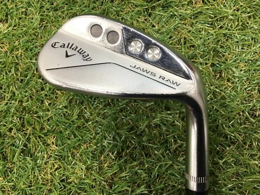 【中古】 キャロウェイ JAWS RAW クロムメッキ 52°/10°S ウェッジ WG 純正特注シャフト (フレックスS) メンズ 男性用 右利き 右用 Cランク ゴルフクラブ