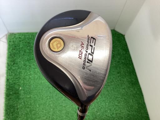 【中古】 エポンゴルフ株式会社 EPON AF-201 5W フェアウェイウッド FW 純正特注シャフト (フレックスS) メンズ 男性用 右利き 右用 Cランク ゴルフクラブ