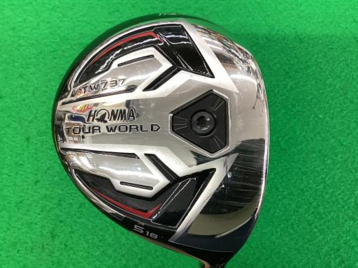 【中古】 本間ゴルフ TOUR WORLD TW737 5W フェアウェイウッド FW VIZARD EX-A55 (フレックスR) メンズ 男性用 右利き 右用 Cランク ゴルフクラブ