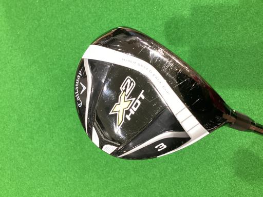 【中古】 キャロウェイ X2 HOT 3W フェアウェイウッド FW リシャフト (フレックスその他) メンズ 男性用 右利き 右用 Cランク ゴルフクラブ