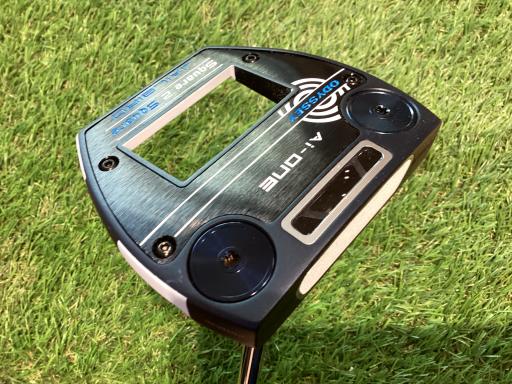 【中古】 オデッセイ Ai-ONE SQUARE 2 SQUARE JAILBIRD 34インチ パター PT STROKE LAB 90 スチール (フレックスその他) メンズ 男性用 右利き 右用 Bランク ゴルフクラブ