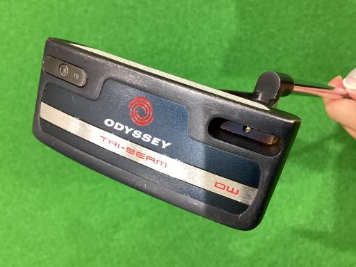 【中古】 オデッセイ TRI-BEAM DOUBLE WIDE 34in パター PT STROKE LAB(2023) (フレックス余分の物) メンズ 成人男性用 右利き 右用 C序列付ける ゴルフ野球クラブ