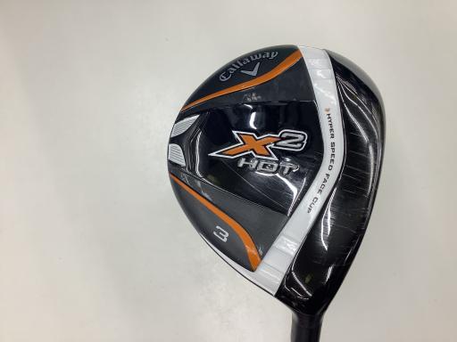 【中古】 キャロウェイ X2 HOT 3W USA フェアウェイウッド FW 純正特注シャフト (フレックスX) メンズ 男性用 右利き 右用 Cランク ゴルフクラブ
