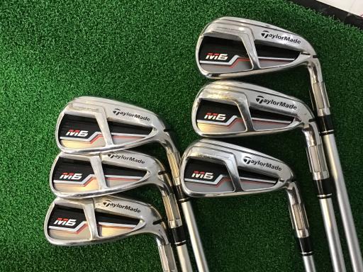 【中古】 テーラーメイド M6 6S アイアンセット IR FUBUKI TM6(2019 アイアン) (フレックスR) メンズ 男性用 右利き 右用 Cランク ゴルフクラブ