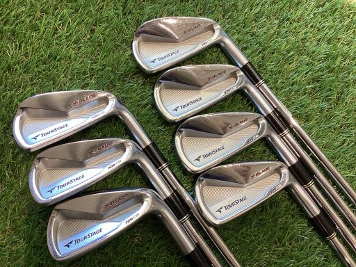 【中古】 ブリヂストン TOURSTAGE X-BLADE 709 CB 8S アイアンセット IR Dynamic Gold (フレックスS) メンズ 男性用 右利き 右用 Cランク ゴルフクラブ