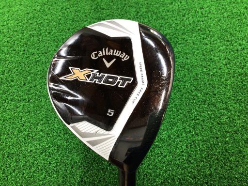 【中古】 キャロウェイ X HOT 5W フェアウェイウッド FW X HOT 55W(フェアウェイウッド) (フレックスSR) メンズ 男性用 右利き 右用 Cランク ゴルフクラブ