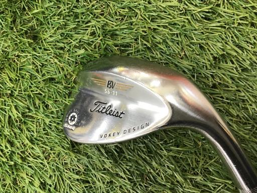 【中古】 タイトリスト VOKEY SPIN MILLED SM4 ツアークロム 56°/11° ウェッジ WG Dynamic Gold (フレックスS) メンズ 男性用 右利き 右用 Cランク ゴルフクラブ