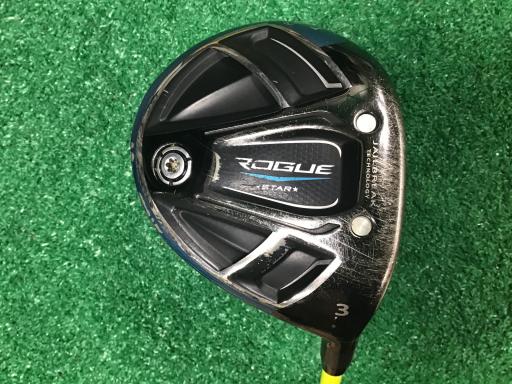 【中古】 キャロウェイ ROGUE STAR 3W フェアウェイウッド FW リシャフト (フレックスその他) メンズ 男性用 右利き 右用 Cランク ゴルフクラブ