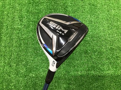 【中古】 テーラーメイド SIM MAX 5W フェアウェイウッド FW リシャフト (フレックスその他) メンズ 男性用 右利き 右用 Cランク ゴルフクラブ