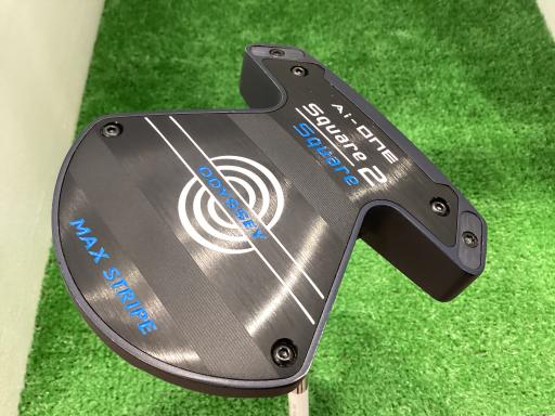 【中古】 オデッセイ Ai-ONE SQUARE 2 SQUARE MAX STRIPE 33インチ パター PT STROKE LAB 90 スチール (フレックスその他) メンズ 男性用 右利き 右用 Cランク ゴルフクラブ