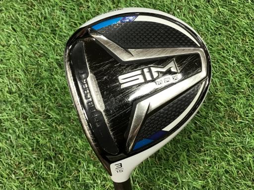 【中古】 テーラーメイド SIM MAX 3W レフティ フェアウェイウッド FW TENSEI BLUE TM50(FW) (フレックスS) メンズ 男性用 左利き レフティ 左用 Cランク ゴルフクラブ