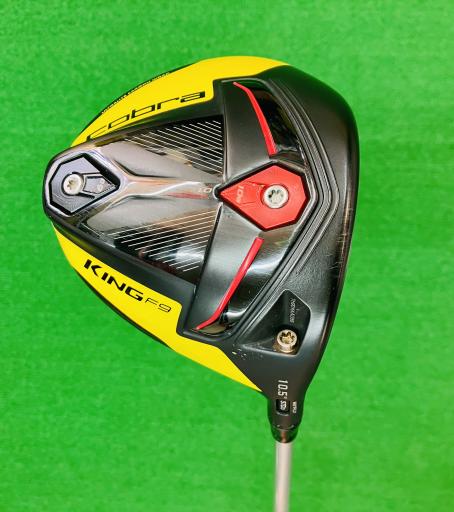 【中古】 コブラ KING F9 SPEEDBACK 10.5°(イエロー) ドライバー DR 純正特注シャフト (フレックスS) メンズ 男性用 右利き 右用 Cランク ゴルフクラブ
