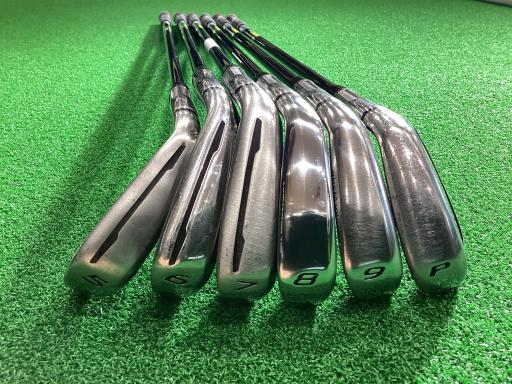 【中古】 テーラーメイド M2(2017) 6S アイアンセット IR TM7-217 (フレックスS) メンズ 男性用 右利き 右用 Cランク ゴルフクラブ