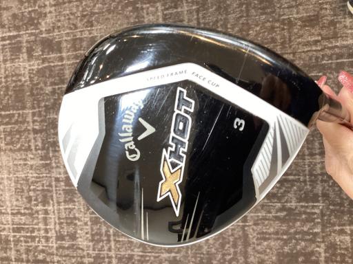 【中古】 キャロウェイ X HOT 3W フェアウェイウッド FW X HOT 60W(フェアウェイウッド) (フレックスS) メンズ 男性用 右利き 右用 Cランク ゴルフクラブ