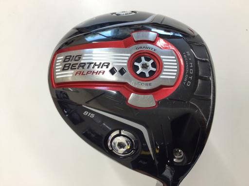 【中古】 キャロウェイ BIG BERTHA ALPHA 815◆◆  9° １番ウッド DR リシャフト (フレックス余分の物) メンズ 成人男性用 右利き 右用 C序列付ける ゴルフ野球クラブ