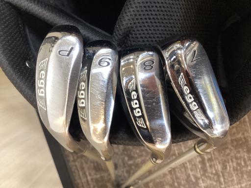 【中古】 プロギア egg(2013) 4S アイアンセット IR NS PRO FORCE OF egg (フレックスSR) メンズ 男性用 右利き 右用 Dランク ゴルフクラブ