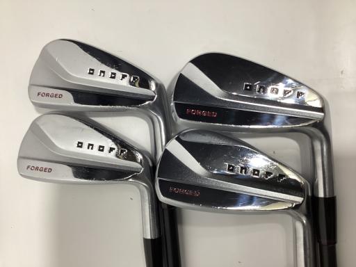 【中古】 グローブライド ONOFF FORGED(2020) KURO 5S アイアンセット IR LABOSPEC SHINARI:i65 (フレックスS) メンズ 男性用 右利き 右用 Cランク ゴルフクラブ