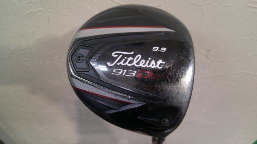 【中古】 タイトリスト 913 D2  9.5° １番ウッド DR リシャフト (フレックス余分の物) メンズ 成人男性用 右利き 右用 D価値づける ゴルフ野球クラブ