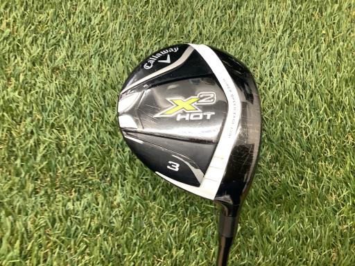 【中古】 キャロウェイ X2 HOT 3W フェアウェイウッド FW X2 HOT(フェアウェイ) (フレックスSR) メンズ 男性用 右利き 右用 Cランク ゴルフクラブ