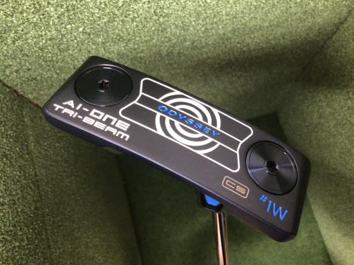 【中古】 オデッセイ Ai-ONE TRI-BEAM #1W CS 34インチ パター PT STROKE LAB 90 スチール (フレックスその他) メンズ 男性用 右利き 右用 Bランク ゴルフクラブ