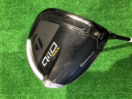 【中古】 テーラーメイド Qi10 MAX  9° ドライバー DR リシャフト (フレックスその他) メンズ 男性用 右利き 右用 Cランク ゴルフクラブ