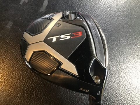 【中古】 タイトリスト TS3 15° フェアウェイウッド FW 純正特注シャフト (フレックスS) メンズ 男性用 右利き 右用 Cランク ゴルフクラブ