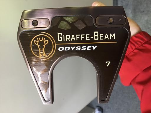 オデッセイ GIRAFFE BEAM #7 34インチ 美品 数量限定モデル 数量限定】ODYSSEY GIRAFFE-BEAM #7パター オデッセイ ジラフ