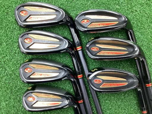 【中古】 つるや AXEL Gold Premium(2020) 7S アイアンセット IR AXEL Gold Premium(2020)(アイアンセット) (フレックスR) メンズ 男性用 右利き 右用 Cランク ゴルフクラブ