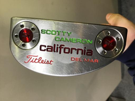 【中古】 タイトリスト SCOTTY CAMERON California DEL MAR(2012) 34in パター PT スチール写真 (フレックス余分の物) メンズ 成人男性用 右利き 右用 C序列付ける ゴルフ野球クラブ