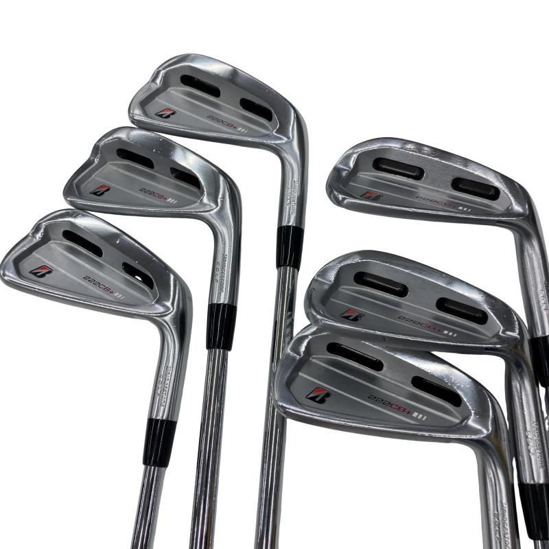 【中古】 ブリヂストン BRIDGESTONE 222CB+ 6S アイアンセット IR NS PRO 950GH neo (フレックスS) メンズ 男性用 右利き 右用 Cランク ゴルフクラブ