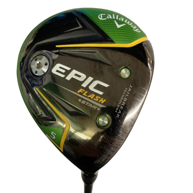 【中古】 キャロウェイ EPIC FLASH STAR  5W フェアウェイウッド FW Speeder EVOLUTION for CW(公明正大通い路) (フレックスS) メンズ 成人男性用 右利き 右用 C価値づける ゴルフ野球クラブ