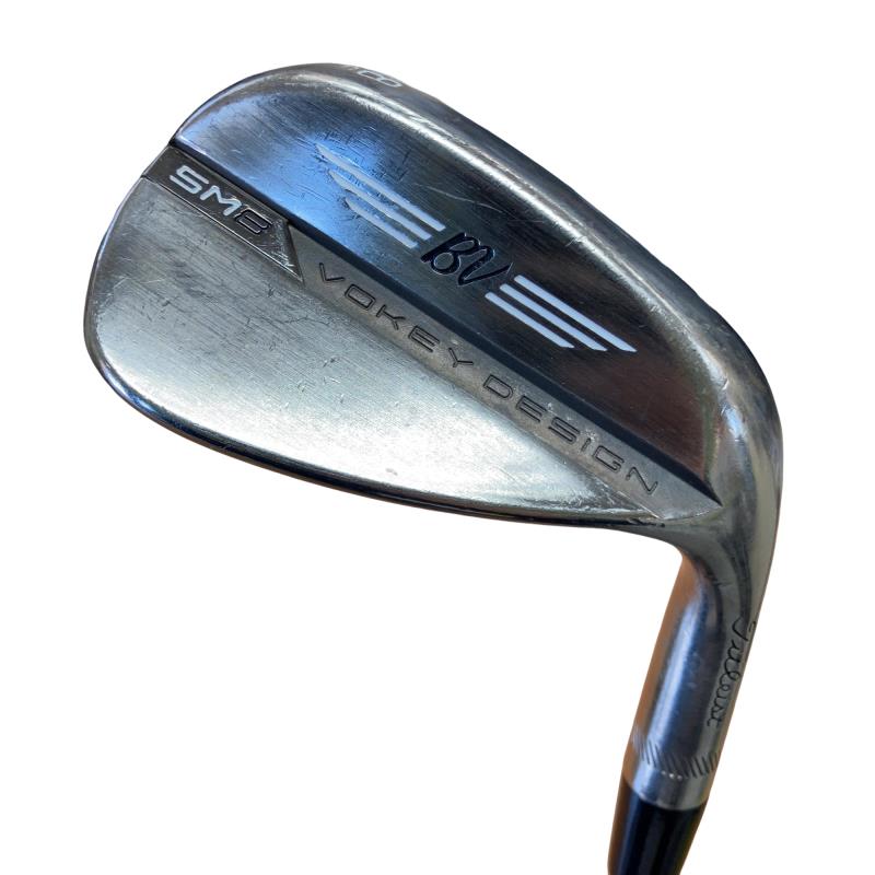 【中古】 タイトリスト VOKEY SPIN MILLED SM8 ブラッシュドスチール 48°/10°F ウェッジ WG Dynamic Gold (フレックスS) メンズ 男性用 右利き 右用 Cランク ゴルフクラブ