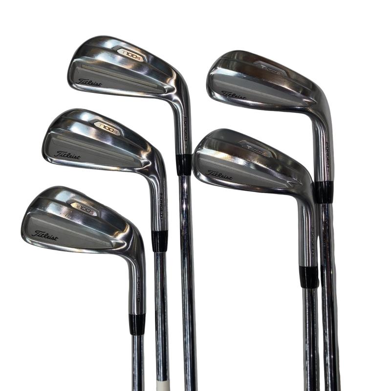 【中古】 タイトリスト Titleist T100S(2021) 5S アイアン仕掛ける IR NS PRO MODUS3 TOUR115 (フレックスS) メンズ 成人男性用 右利き 右用 C価値づける ゴルフ野球クラブ