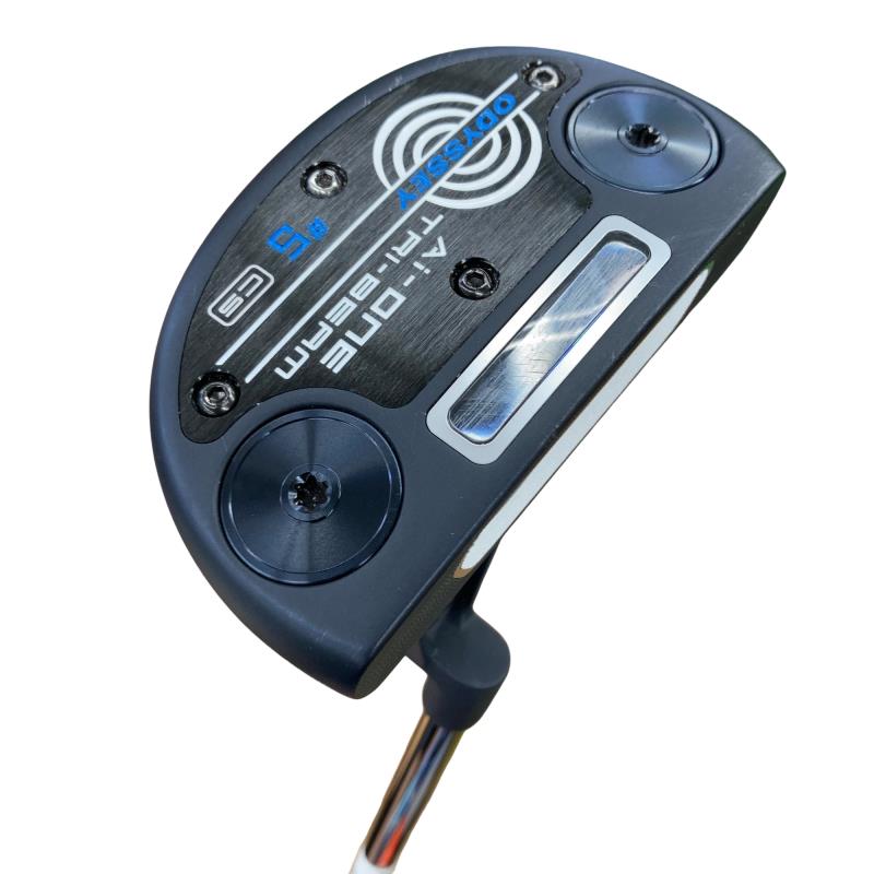 【中古】 オデッセイ Ai-ONE TRI-BEAM #5 CS 34in パター PT STROKE LAB 90 スチール写真 (フレックス余分の物) メンズ 成人男性用 右利き 右用 B序列付ける ゴルフ野球クラブ