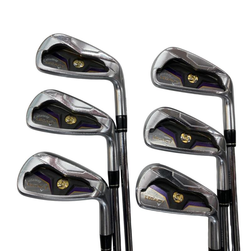 【中古】 キャロウェイ LEGACY(2012) 6S アイアンセット IR GS 95 (フレックスS) メンズ 男性用 右利き 右用 Cランク ゴルフクラブ