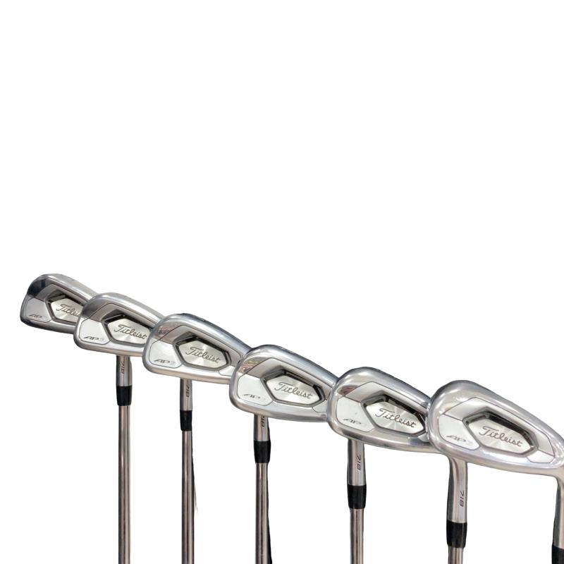 【中古】 タイトリスト Titleist AP3 718 6S アイアン仕掛ける IR NS PRO 950GH (フレックスS) メンズ 成人男性用 右利き 右用 C価値づける ゴルフ野球クラブ