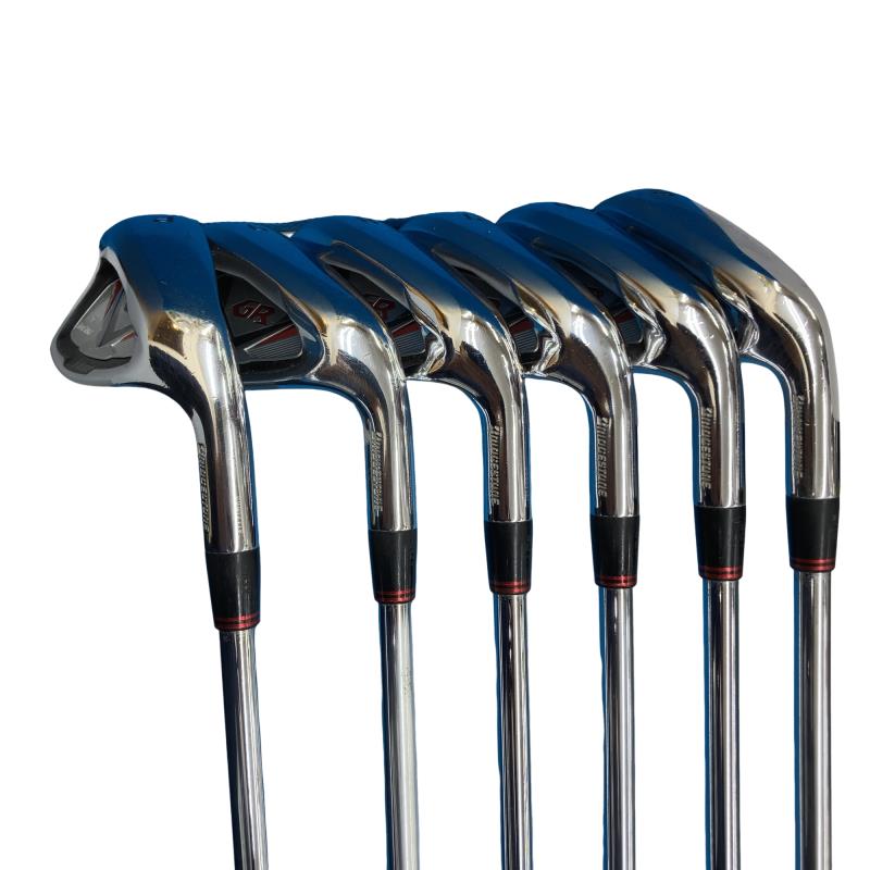 【中古】 ブリヂストン TOURSTAGE X-BLADE GR(2010) 6S アイアンセット IR GS 85 (フレックスR) メンズ 男性用 右利き 右用 Dランク ゴルフクラブ