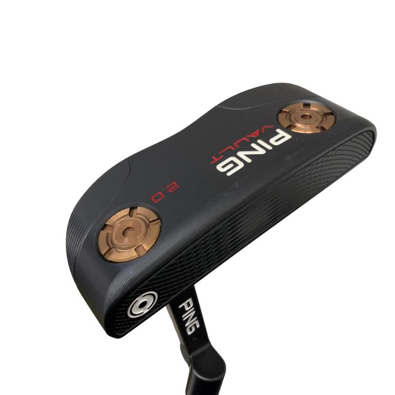 【中古】 ピン VAULT 2.0 B60 プラチナム(340g) 34インチ(PP58グリップ) パター PT スチール (フレックスその他) メンズ 男性用 右利き 右用 Cランク ゴルフクラブ