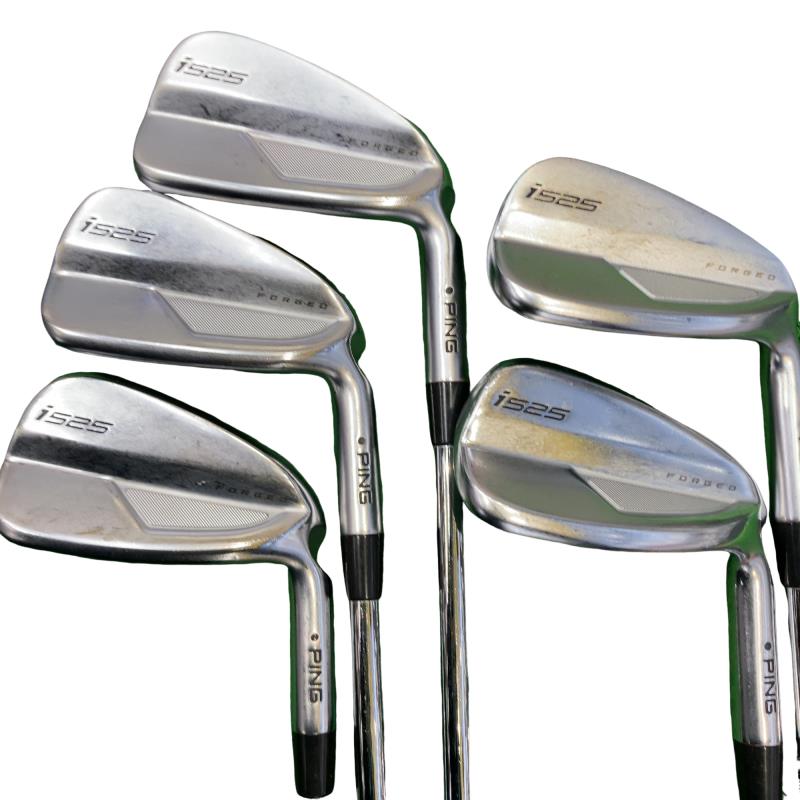 【中古】 ピン i525 5S アイアン仕掛ける IR NS PRO ZELOS 7 (フレックスS) メンズ 成人男性用 右利き 右用 C価値づける ゴルフ野球クラブ