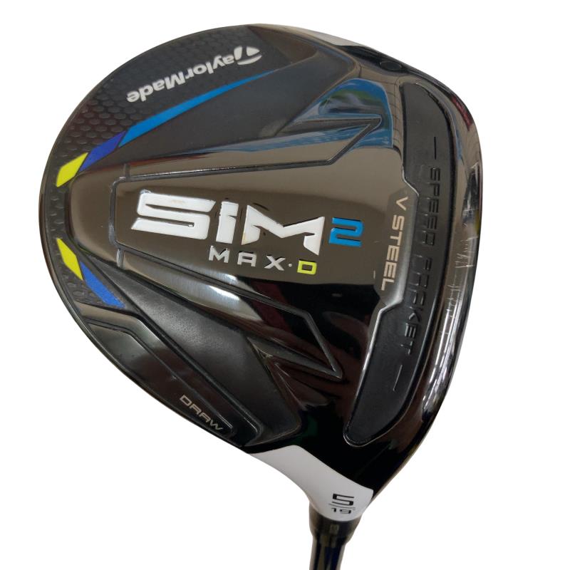【中古】 テーラーメイド SIM2 MAX-D 5W フェアウェイウッド FW TENSEI BLUE TM50(SIM2 FW) (フレックスS) メンズ 男性用 右利き 右用 Cランク ゴルフクラブ