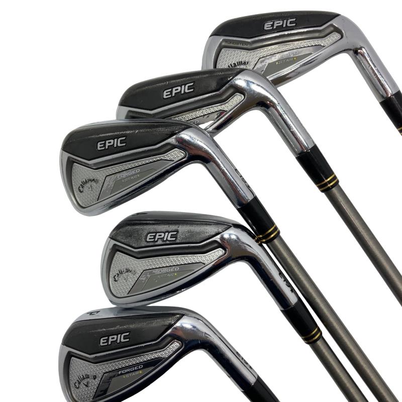 【中古】 キャロウェイ EPIC FORGED STAR 5S アイアンセット IR リシャフト (フレックスその他) メンズ 男性用 右利き 右用 Cランク ゴルフクラブ 29,161円