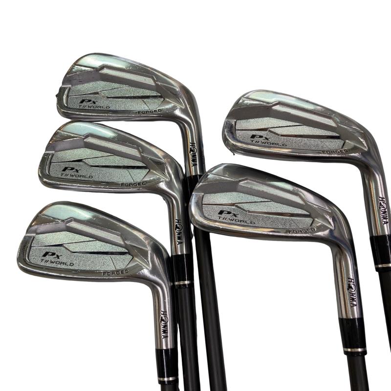 【中古】 本間ゴルフ TOUR WORLD Px 5S アイアン仕掛ける IR VIZARD EZ-C (フレックスR) メンズ 成人男性用 右利き 右用 C価値づける ゴルフ野球クラブ