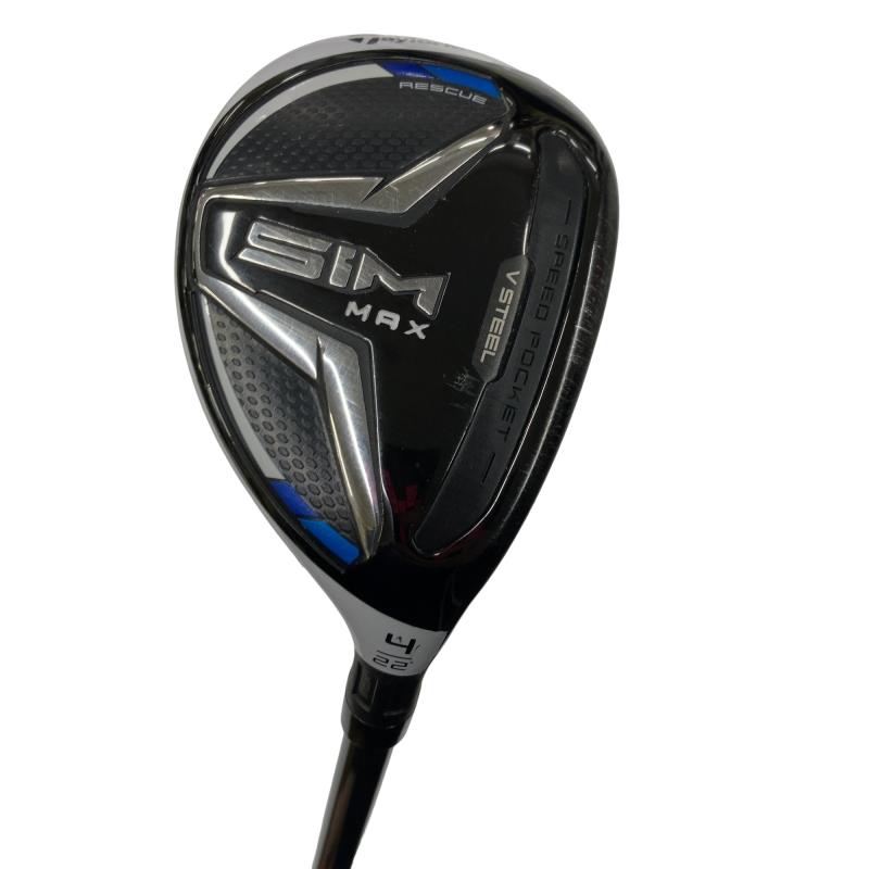 【中古】 テーラーメイド SIM MAX U4 ユーティリティ UT TENSEI BLUE TM60(UT) (フレックスR) メンズ 男性用 右利き 右用 Cランク ゴルフクラブ